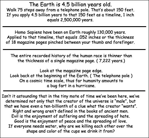 Humans just can't leave well enough alone.