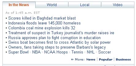 Be afraid. . . always and no matter what, BE AFRAID!